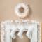 Glitzhome® 9ft. Pre-Lit White Pine Christmas Garland with LED Lights and Timer